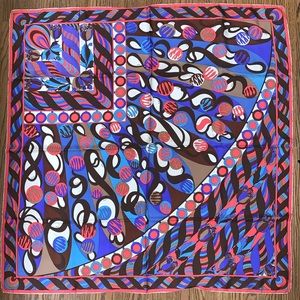 Emilio Pucci 100% Silk Scarf